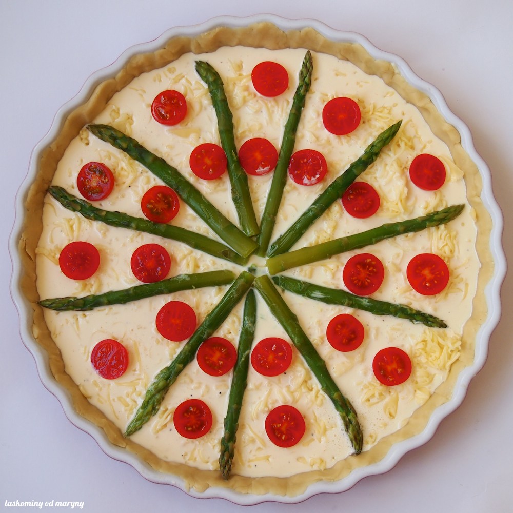 Quiche se šparglem