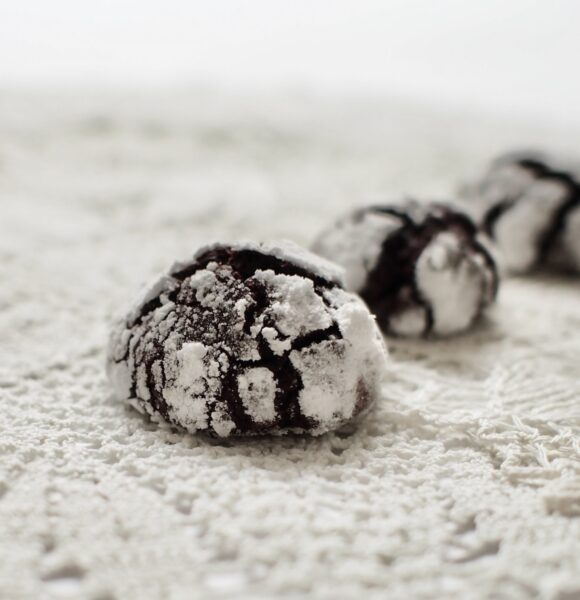 Pomerančové popraskané sušenky / Orange Chocolate cookies